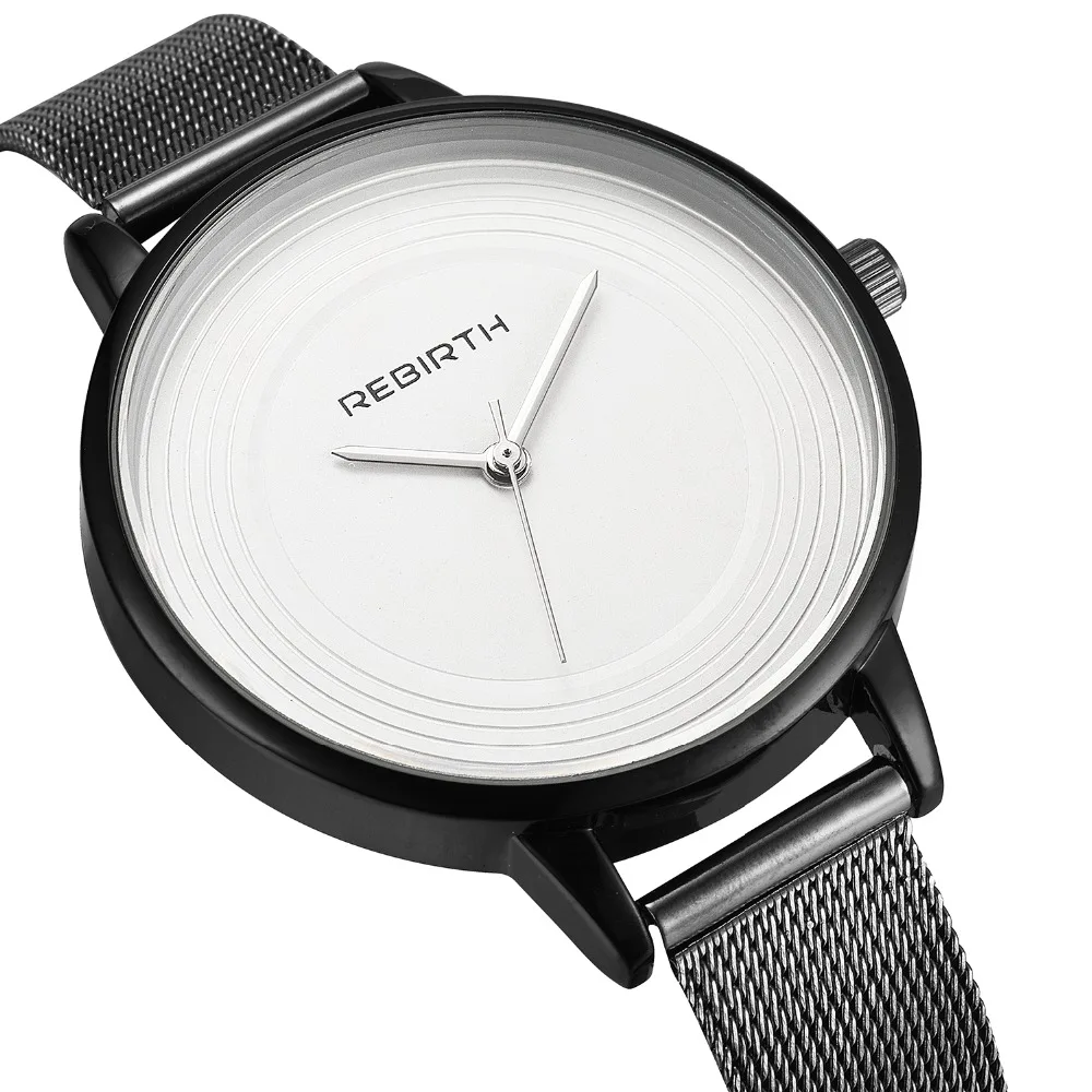 REBIRTH 2017 Famous Fashion Quartz Watch Women Watches Lady wristwatch Female Waterproof Clock Gift Relogio Feminino RE010B | Наручные