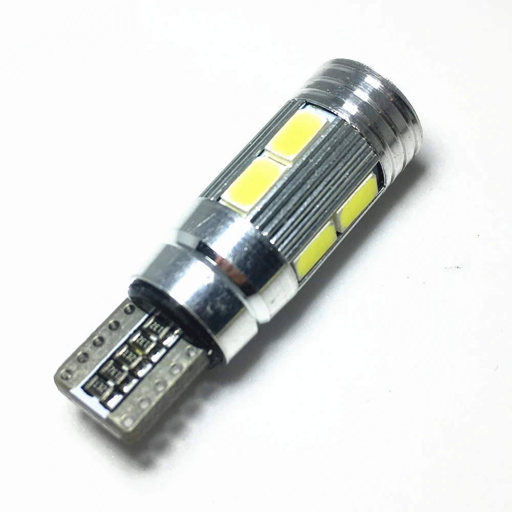 Автомобильный светодиодный светильник T10 Canbus 194 W5W 10 SMD 5630 для парковки боковый