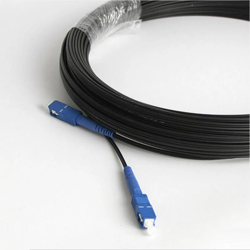 10 м наружный SC SM Simplex FTTH прямой патч-кабель одномодовый волоконно-оптический