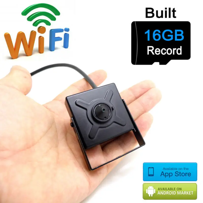 Ip камера Wi Fi 720p Мини Беспроводная micro sd карта 16G домашняя самая маленькая