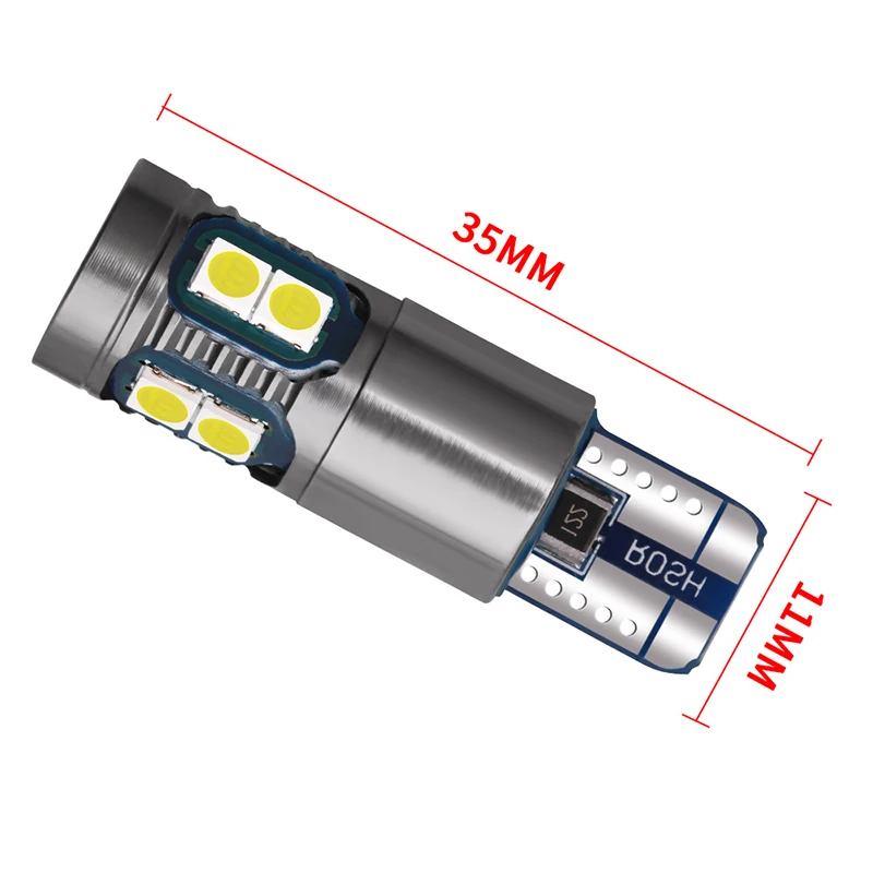 2 шт. Высокая мощность T10 3030 9SMD светодиод Шина CAN свет без полярности W5W 194 168