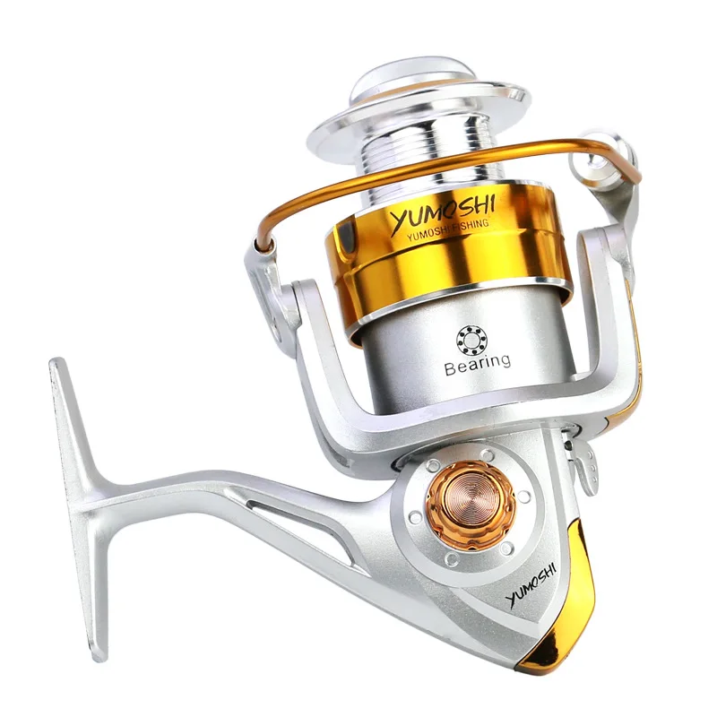 Горячая легкая Рыболовная катушка Левостороннее соотношение 5 5: 1 BB наживка