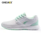 Женские кроссовки для бега ONEMIX, трикотажные сетчатые дышащие кроссовки для занятий спортом, белые уличные кроссовки для прогулок, 7