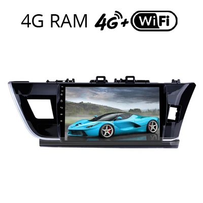 2014 Corolla-RHD 4G Sinosmart Android 8,1 2Din ips/QLED 2.5D экран автомобильный gps радио навигатор плеер для Toyota Corolla вправо/влево вождение - Цвет: 2014 Corolla-RHD 4G