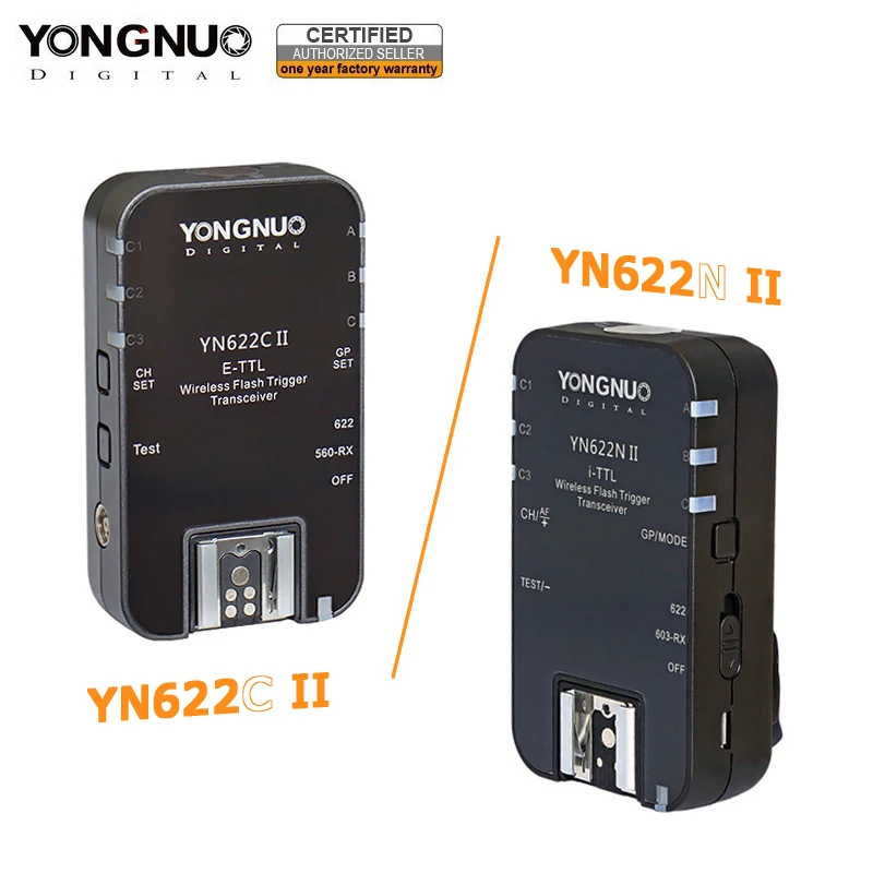 Вспышка YONGNUO YN622C II триггер для Canon Nikon HSS TTL функция многократной синхронизации 2 4