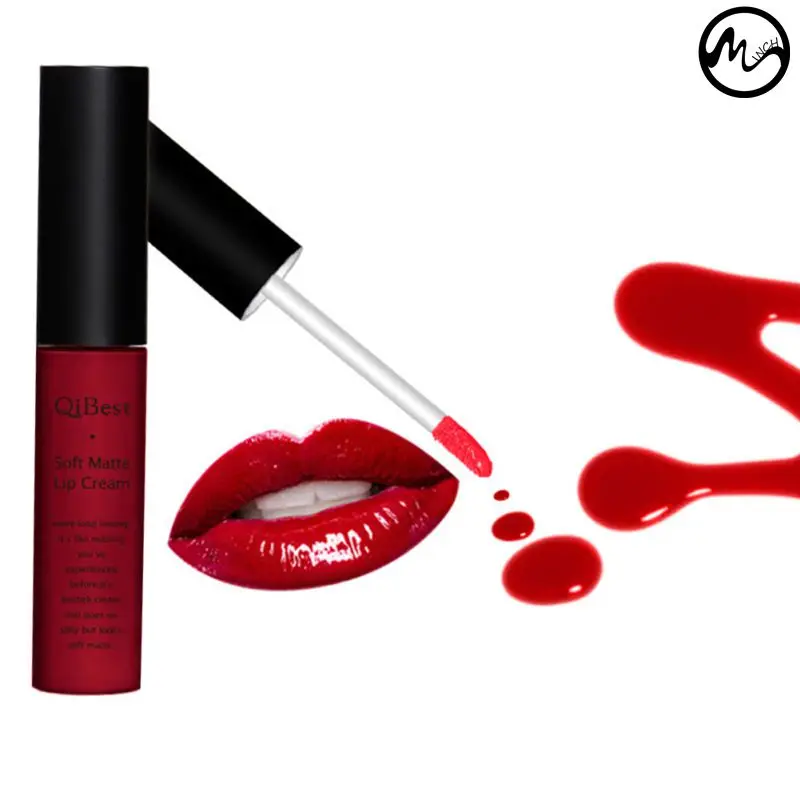 Матовый жидкий блеск для губ MINCH водостойкая стойкая помада и подводка набор