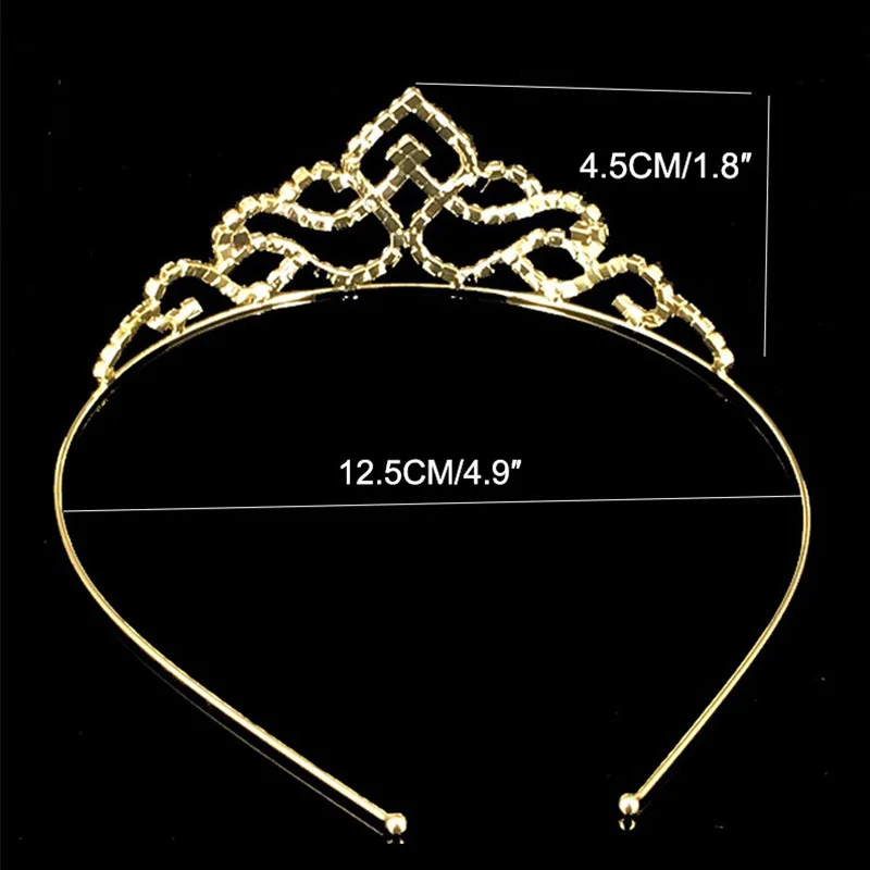 Элегантные хрустальные стразы украшения для волос повязка на голову выпускного