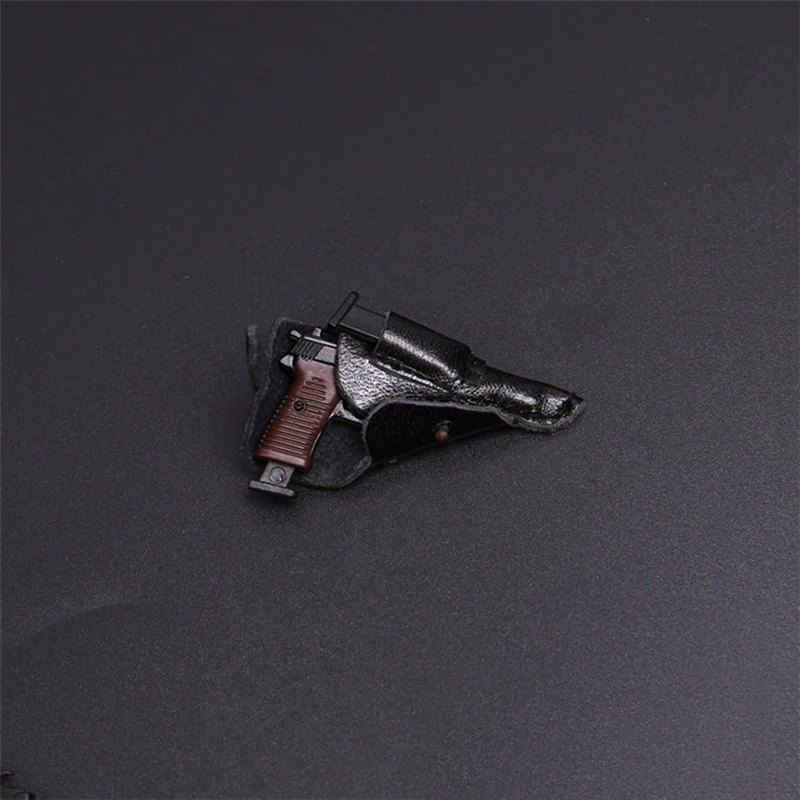 1/6 весы Второй мировой войны Walter P38 P 38 пистолет Модель Оружие Игрушка кожаный