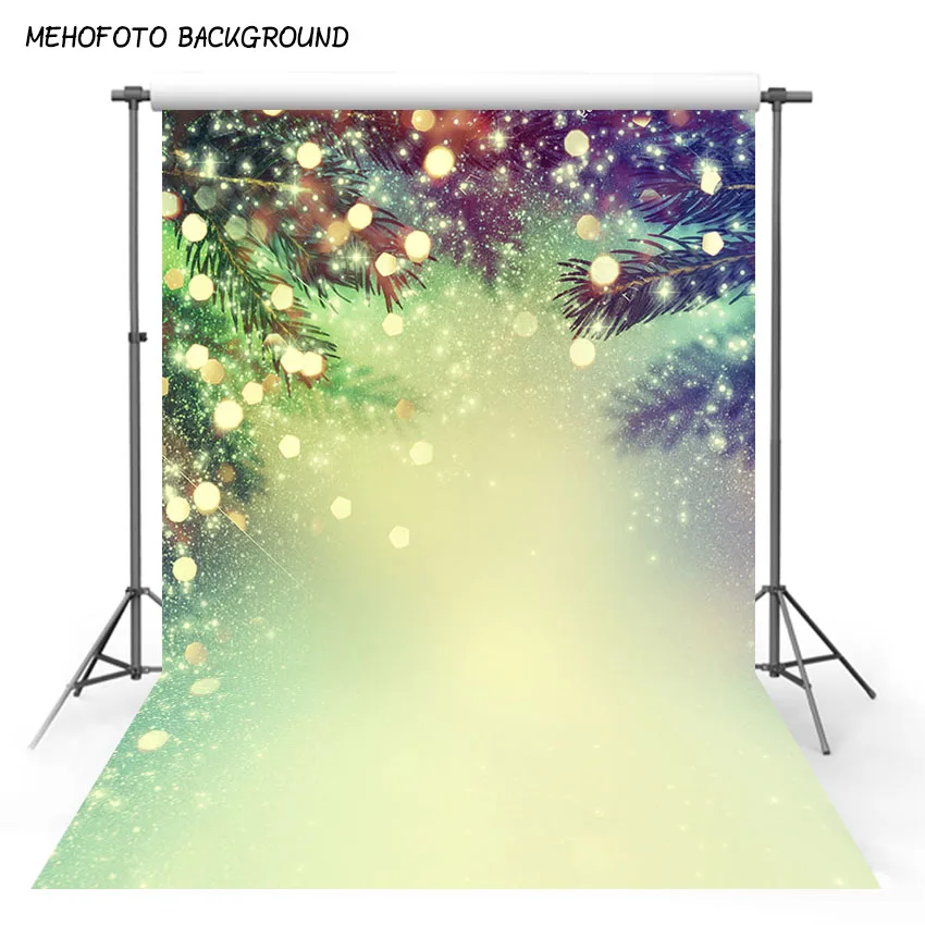 5X7 футов фотография фоны снег лес боке зима Рождество Фотофон для