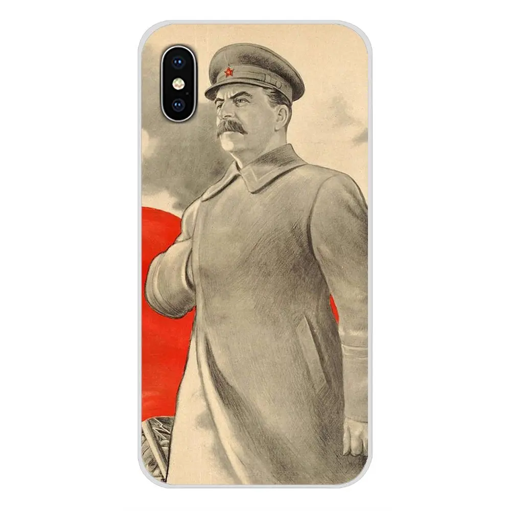 images 9 Винтажный русский Сталин СССР для Apple iPhone X XR XS MAX 4 4S 5 5S 5C SE 6 6 S 7 8 Plus ipod touch 5 6 силиконовый чехол для телефона - Цвет: images 9