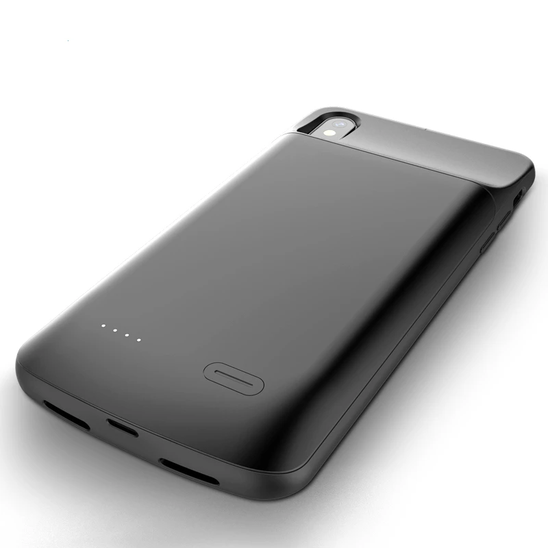 Чехол для зарядного устройства для iPhone X XS MAX XR чехол для аккумулятора power Bank чехол для зарядки s зарядное устройство ультра тонкий внешний чехол