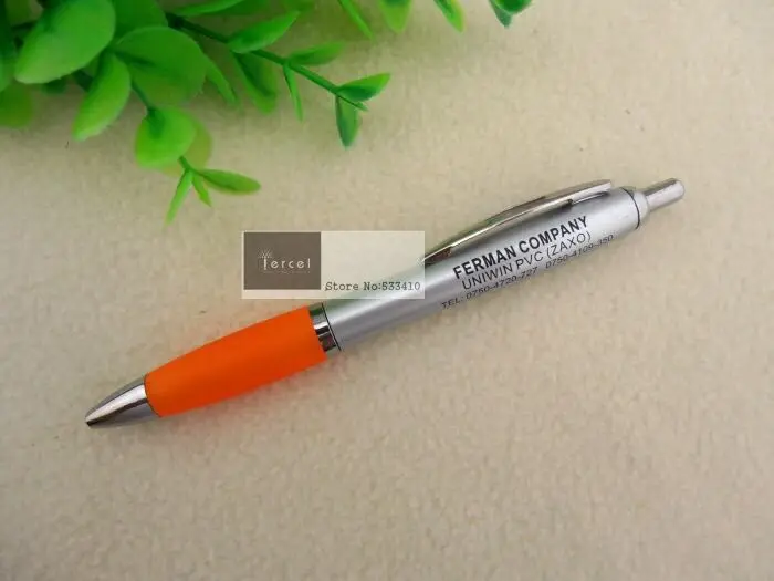 1000 шт./лот печать вашего логотипа на шариковой ручке/шариковой ручке с бесплатной