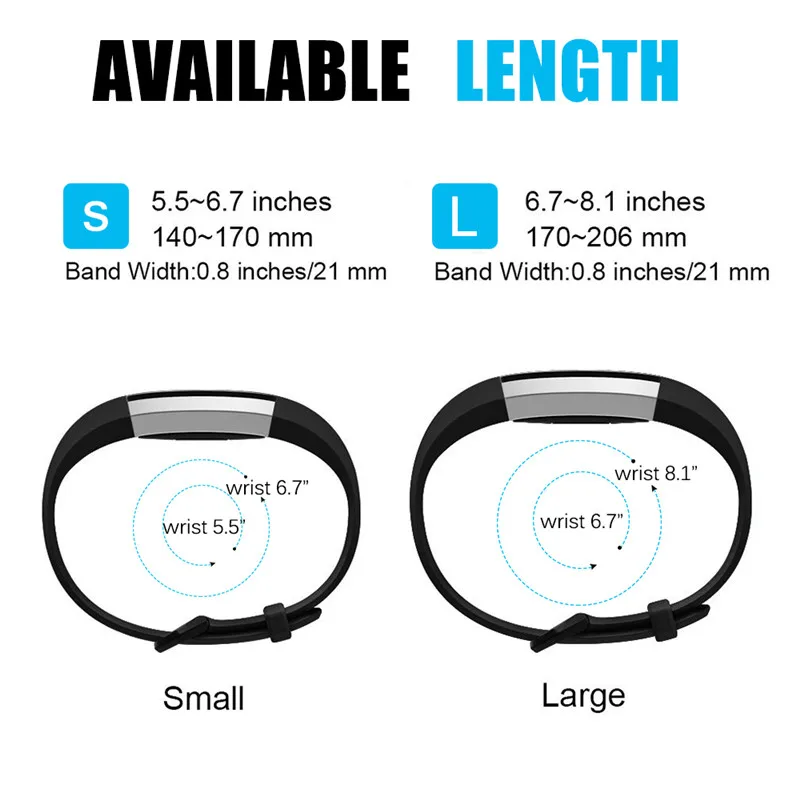 Odog браслет силиконовые браслеты Для Fitbit Alta HR/Alta Замена Регулировка Smartwatch ремешок