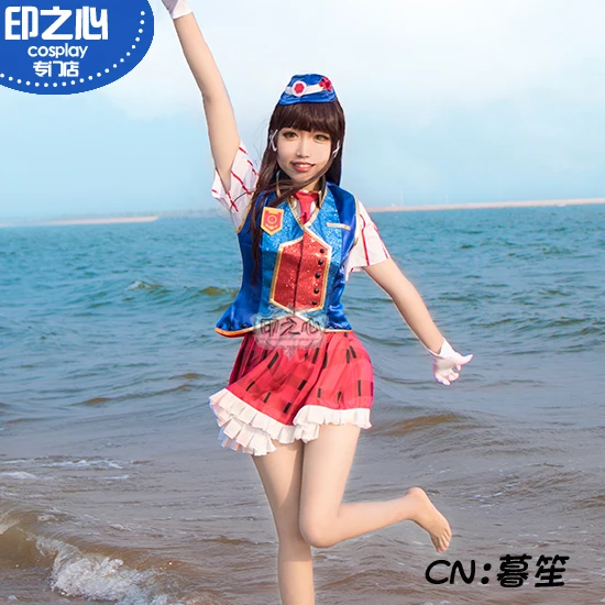 Аниме Love Live! Солнечный свет! Aqours Kurosawa Dia счастливечерние Тия униформа для поездов