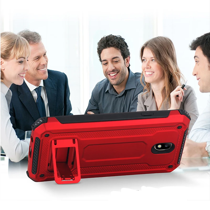 Армированный жесткий силиконовый чехол для телефона из поликарбоната Samsung J330 J530