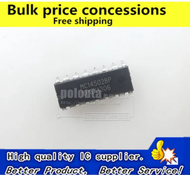 

Free Shipping 10pcs/ MC145028P MC145028 DIP-16 ic