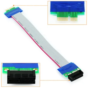 Удлинительный кабель PCI Express PCI-E 1X папа-мама PCIe для материнской платы
