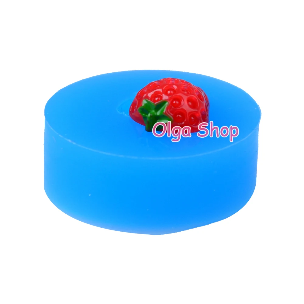 Силиконовая форма для половины клубники 14 8 мм фруктов украшения торта помадки