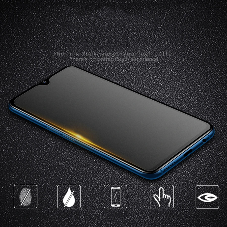 9H матовое закаленное стекло для OPPO F9 Pro R17 R15 A3s Realme 2 C1 K1 F5 A73 A83 Защитная пленка
