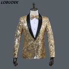 Мужской костюм певицы, для бара, ночного клуба, с блестками, для выступления, выступления, выступления