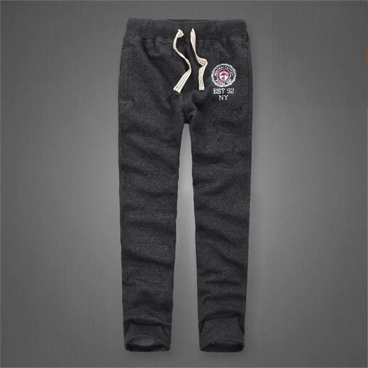 6203 deep gray Зимние штаны для мужчин, Плотные хлопковые спортивные штаны, длинные брюки, мягкие и дышащие штаны для бега, размеры от s до 3XL - Цвет: 6203 deep gray