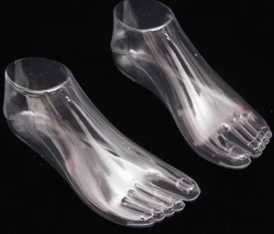 CAMMITEVER 2 шт прозрачные ноги витрина женский Носок Sox плесень короткие чулок манекены для обуви ноги кукла дисплей