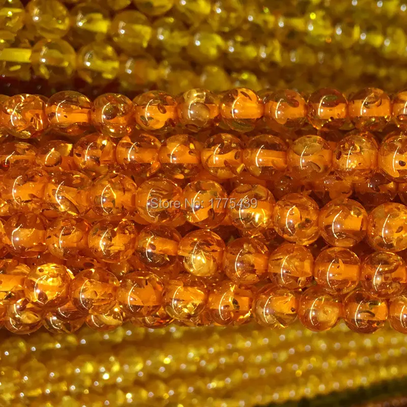 Стандартная цена синтетические золотые и желтые круглые бусины 6 8 10 12 мм выберите