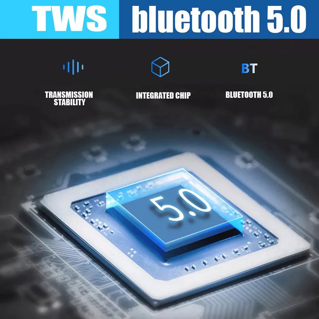Tws Беспроводные Bluetooth 5,0 беспроводные бинауральные наушники с зарядной коробкой стерео наушники для автомобиля
