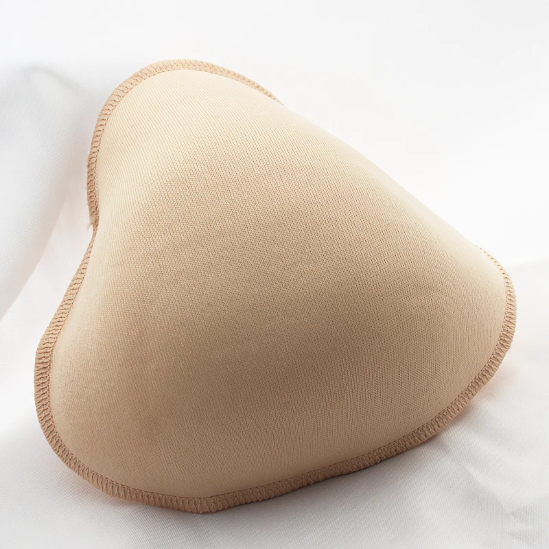 Новейший дизайн треугольной формы супер легкий поддельный протез хлопок грудь