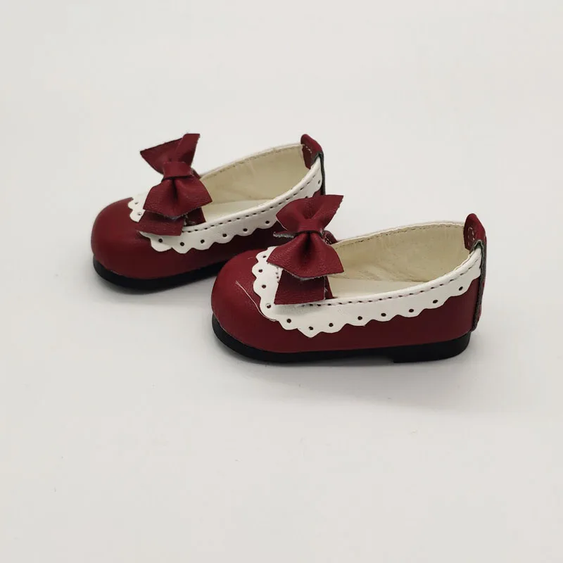 Аксессуары для кукол BJD кукла 1/4 обувь PU обувь для куклы BJD - Цвет: Red Color