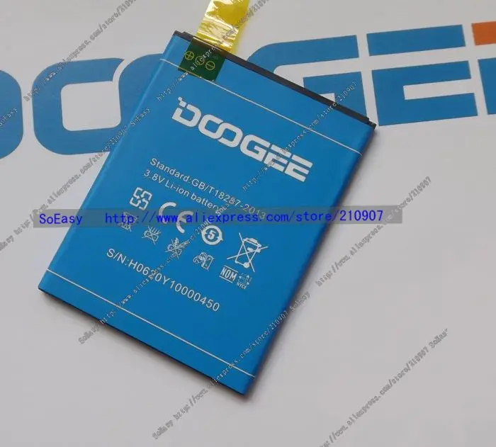 Новый оригинальный 5 дюймов DOOGEE Valencia2 Y100 PRO/Y100 аккумулятор для мобильного телефона