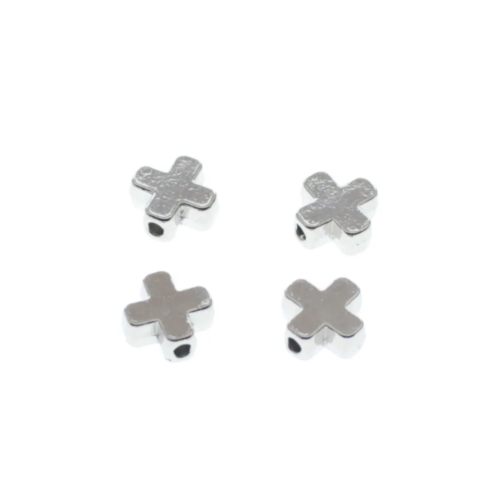

Lavida 200Pcs Mini Silver Cross Beads for Snake Chain Bracelet jewelry Accessories Wholesale