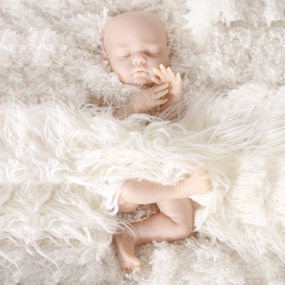 

Silicone Reborn Baby DIY Doll Kits 18 Inch Sleeping BeBe Reborn Babies Handmade blank Doll Accessories lol Child Toy