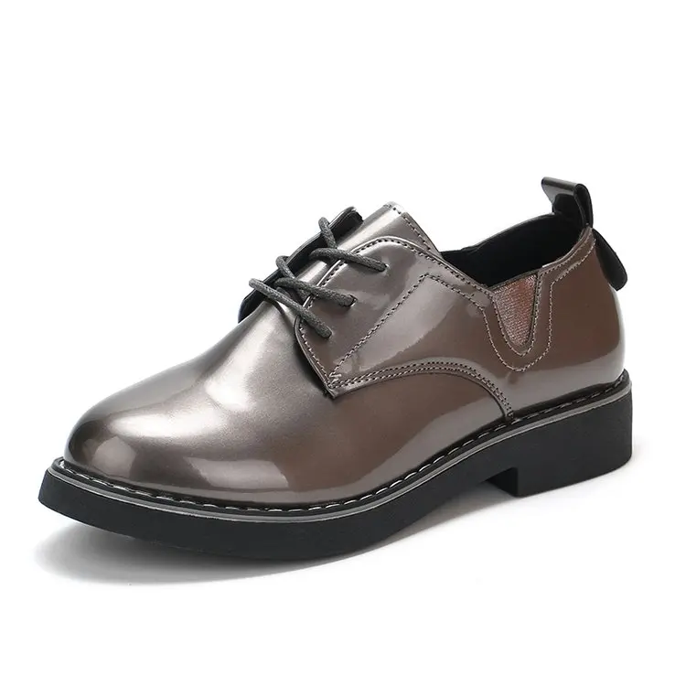 Aleafalling/классические женские ботинки на шнурках изящная простая эластичная обувь