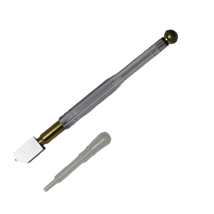 

1pc Diamond Glass Cutter Roller-type Diamond 3-12 Oil Filled Glass Bottle Cutter Construction Hand Tools