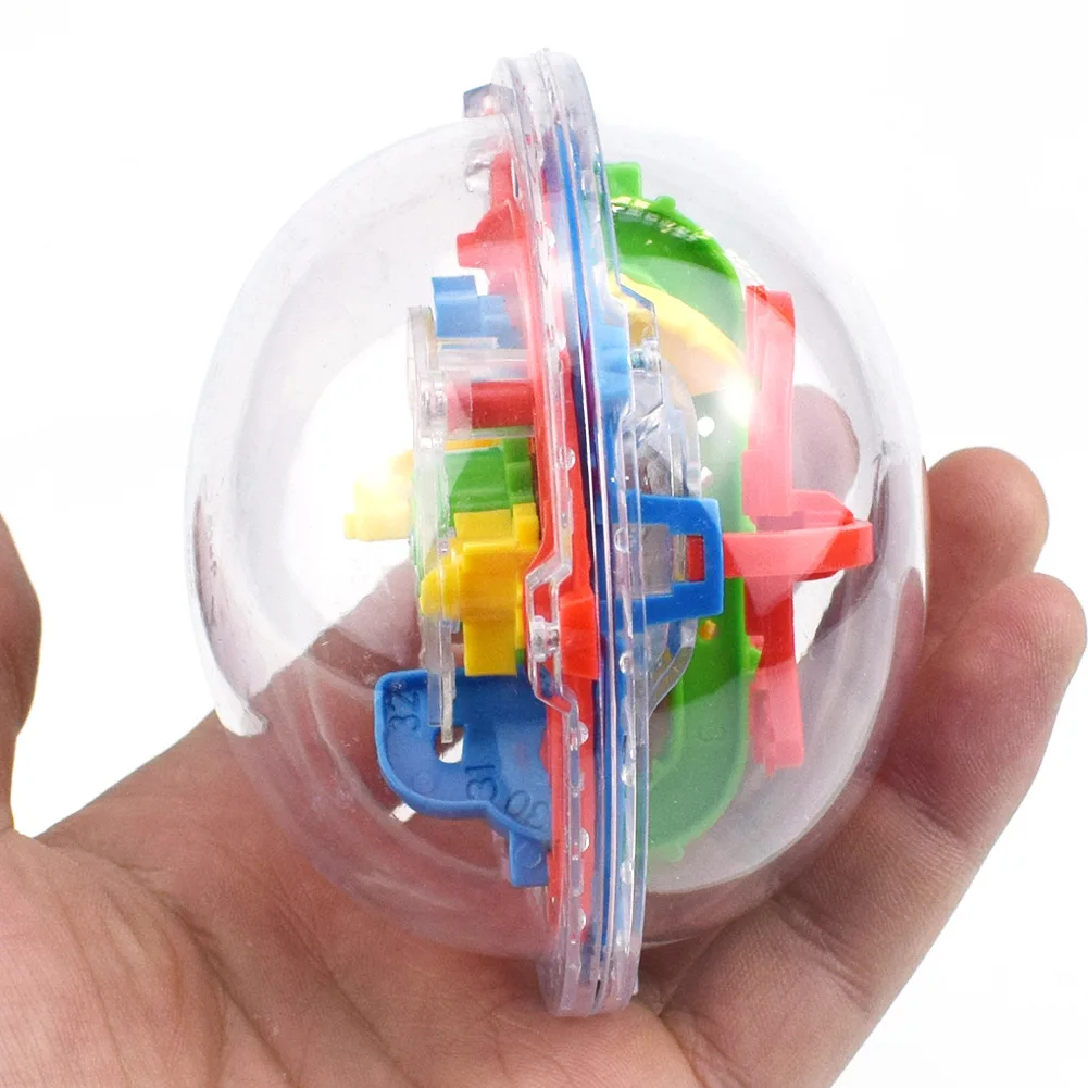 

Wholesale 75 Steps Small Big Size 3D Labyrinth Magic Rolling Globe Ball Marble Puzzle Cubes Brain Teaser Game Sphere Maze