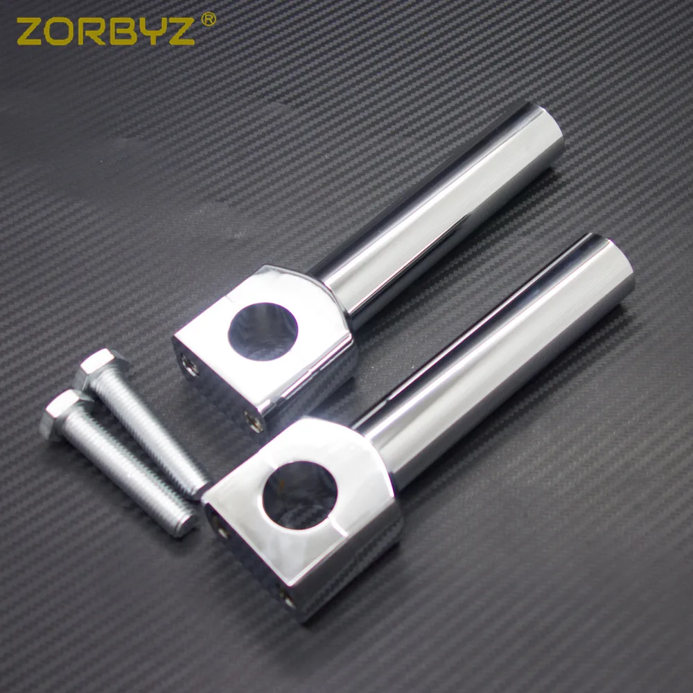 ZORBYZ 1 мм "25 мм хром Мотоцикл Руль управления для мотоциклов бар стояки баров Крепление зажим Harley Honda Yamaha Suzuki Kawasaki