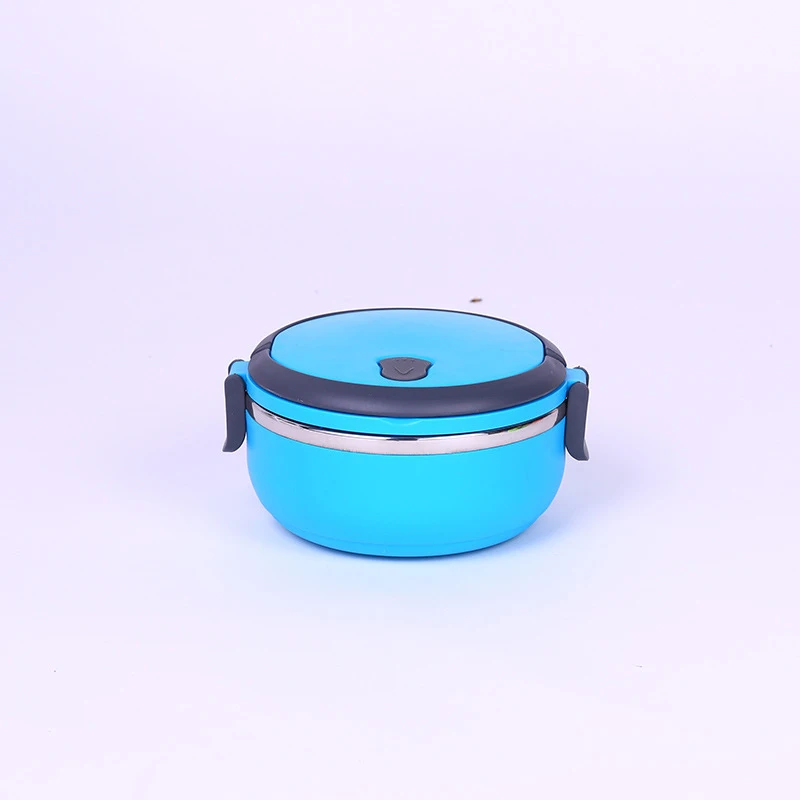 Ланч-бокс с термоиоляцией коробка из нержавеющей стали Bento Box для детей Ланчбокс круглый портативный наружный для пикника школьные контейнеры для еды