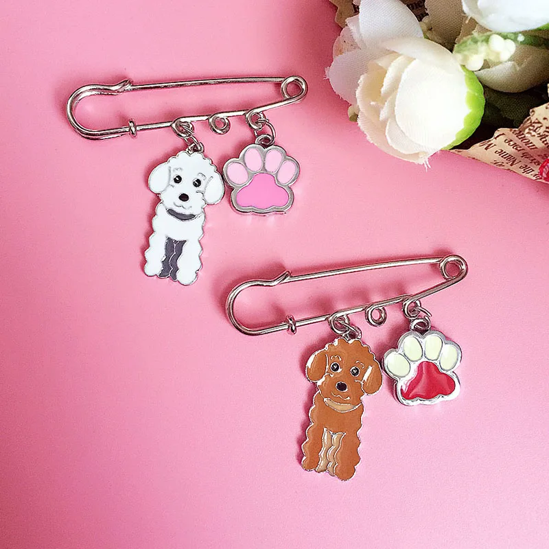 Модные ювелирные изделия такшунды пудель собаки очаровательные броши оптовая