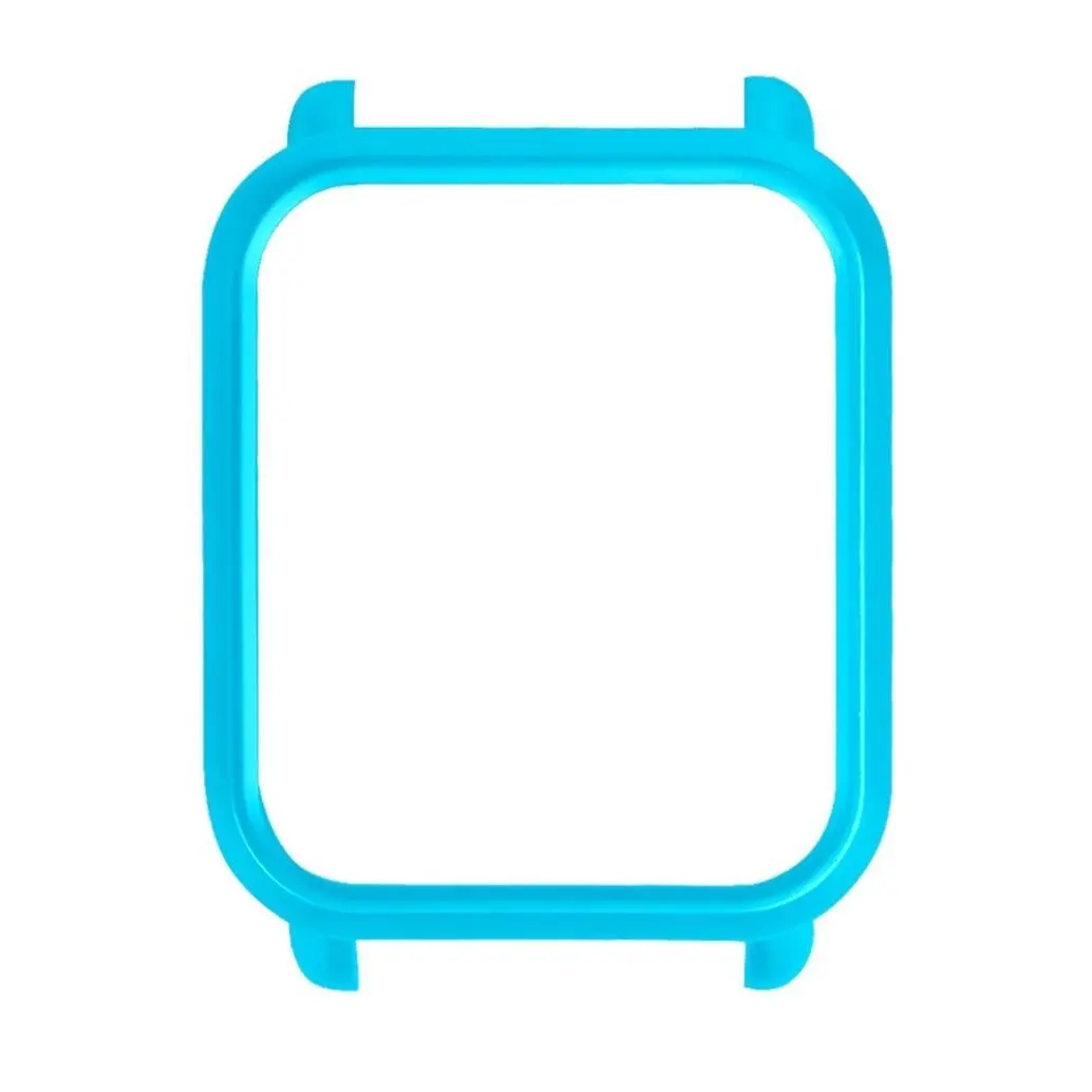 Защитный чехол для смарт-часов для Xiaomi Huami Amazfit Bip Bit youth с красочной рамкой тонкий защитный чехол для amazfit bip - Цвет: Синий