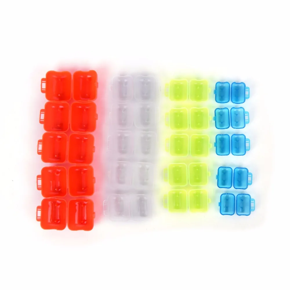 10Pcs Wood Shrimp Hooks Cover Jig Squid Umbrella Hook Hat Box Protector Fishing Tackle S-XL | Спорт и развлечения