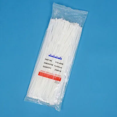 

250PCS/LOT Plastic Nylon Cable Tie 5*400mm