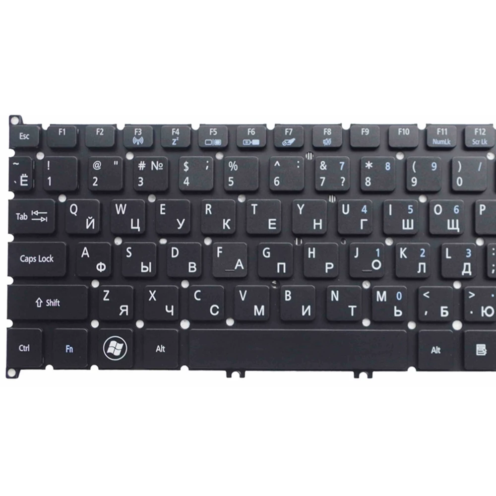 GZEELE Русская клавиатура для ноутбука Acer Aspire V5 V5-123 V5-131 One AO725 AO756 RU черный ноутбук без