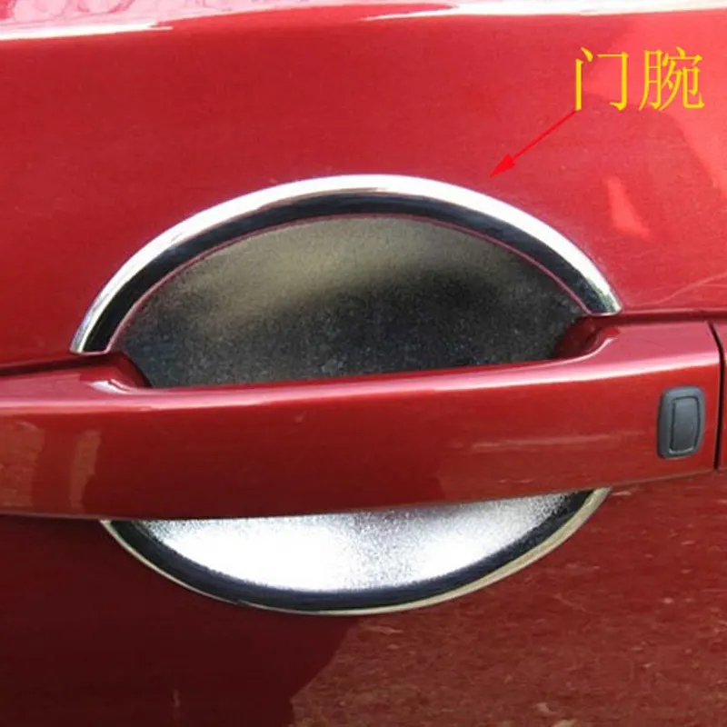 

Chrome Door Handle Bowl Trim for Nissan Qashqai J10 Dualis 2013 2012 2011 2010 2008 2 1.6 Cover Car Styling Auto Accessories