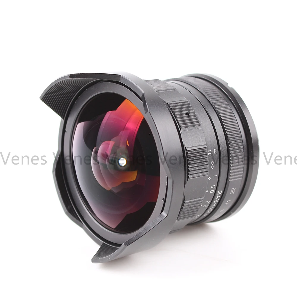APS-C 7 5 мм F2.8 рыбий глаз широкоугольный объектив подходит для Fujifilm FX NEX Micro 4/3 EOS M + с