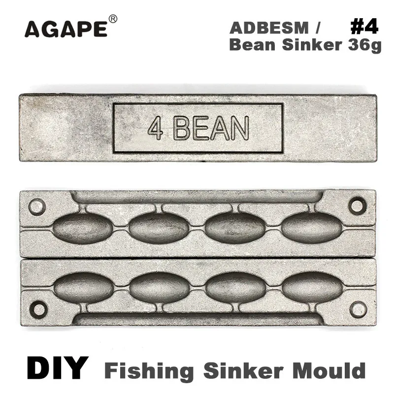 Грузила для рыбалки Agape DIY ADBESM/#4 грузила 36 г 4 полости|Рыболовные снасти| |
