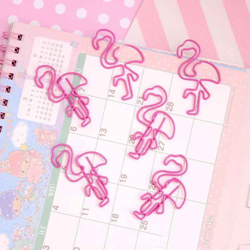 Милая розовая креативная Закладка в виде фламинго 3 шт./лот милые книжные маркеры