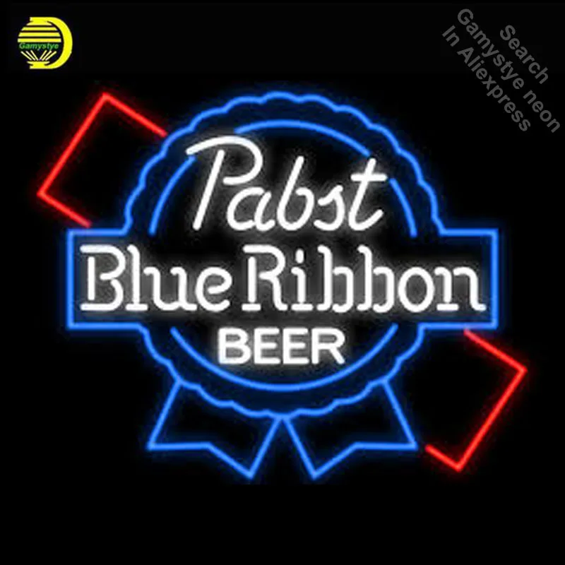 

Синяя неоновая вывеска Pab Ribbo, пивная неосветильник па, стеклянная трубка, пивной паб, световая вывеска, дисплей магазина, ручная работа, знак...