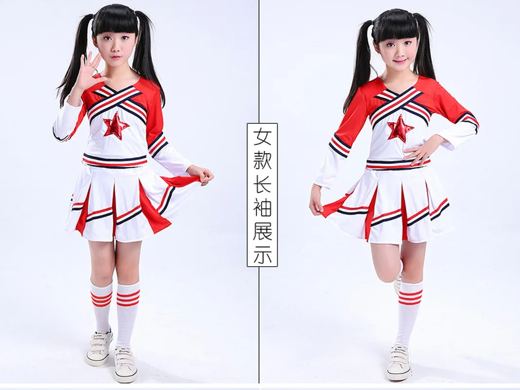 2019 Children Lala Performance Clothing Dance Uniforms Aerobics Skirt School Students Baby Cheerleading Stage Kids Costumes Set | Детская