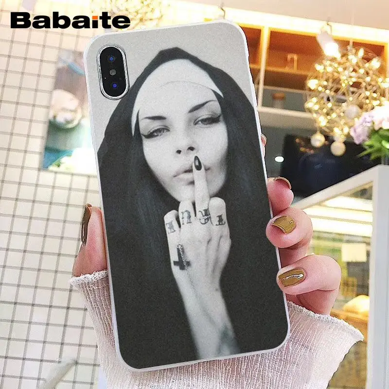 Монахини сестра Чехол для мобильного телефона iphone 11 12 Pro Max 8 7 6 6S Plus X XS Макс 5 5S SE XR